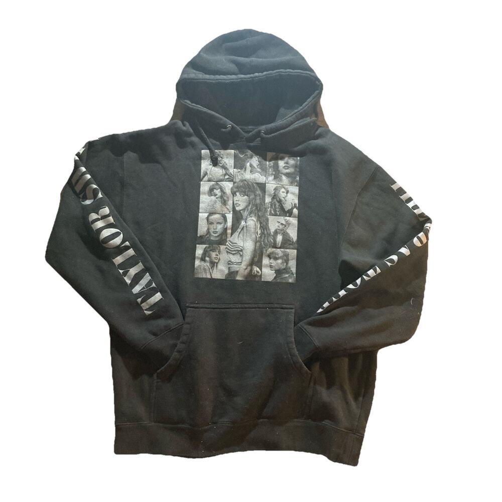 Taylor Swift The Eras Tour Black Hoodie Large Official Concert Merch